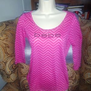 Bebe 3/4 Sleeve top Size Medium
